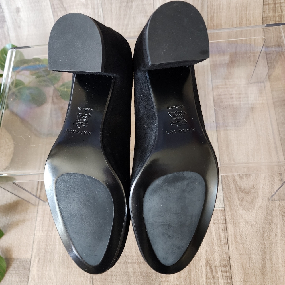Margaux The Heel in Black Suede NWT Size EU 37/ US 7M - Picture 13 of 16